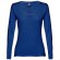 Camiseta de mujer personalizada algodón 150 g/m2 Thc Bucharest Women Azul royal detalle 14