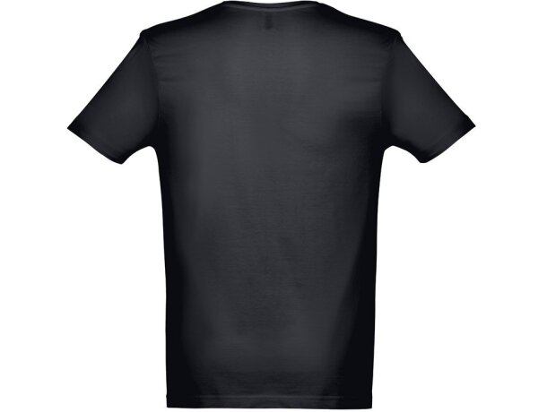 Camisetas mangas cortas poliéster unisex 150 g/m2 Thc Negro detalle 21