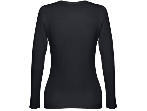 Camiseta de mujer personalizada algodón 150 g/m2 Thc Bucharest Women Negro detalle 21