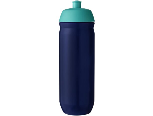 Bidón deportivo de 750 ml &quot;HydroFlex&quot; personalizado azul aqua/azul