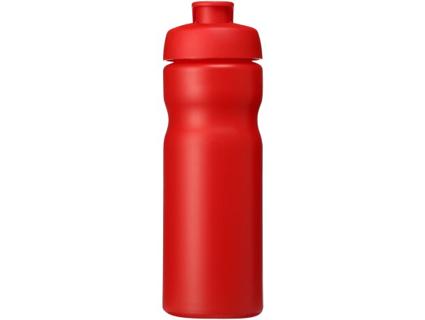 Baseline® Plus Bidón deportivo con tapa Flip de 650 ml personalizado rojo