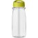 H2O Active® Pulse Bidón deportivo con tapa con boquilla de 600 ml personalizado transparente/lima