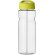 Bidón deportivo &quot;H2O Active® Base Tritan™&quot; de 650 ml personalizado transparente claro/lima