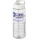 H2O Active® Treble Bidón deportivo con tapa con boquilla de 750 ml personalizado transparente/blanco