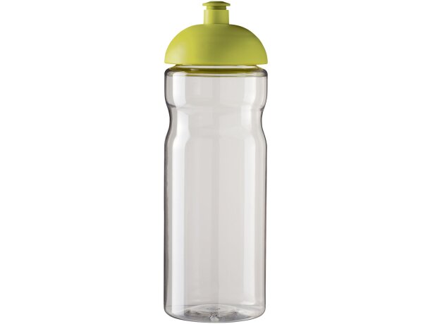 H2O Active® Base Bidón deportivo con Tapa Dome de 650 ml personalizado transparente/lima