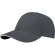 Gorra sandwich reciclada de 6 paneles GRS Topaz Gris tormenta