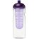 H2O Active® Base Bidón deportivo e infusor con Tapa Dome de 650 ml personalizado transparente/morado