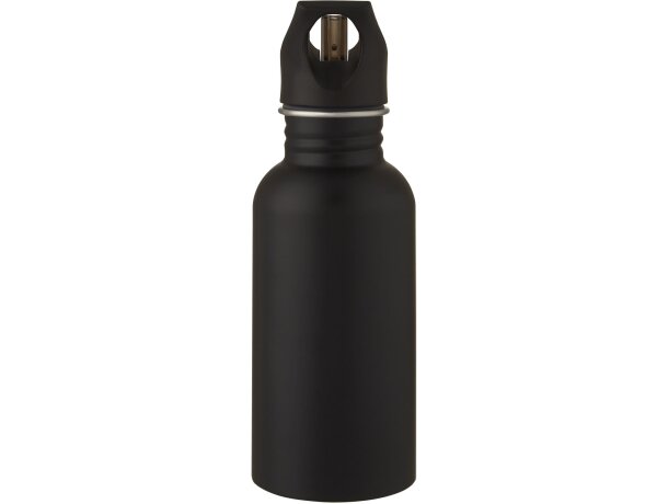 Bidón deportivo de 500 ml personalizado negro intenso