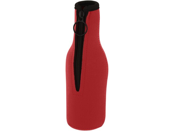 Botellas térmicas funda neopreno reciclado Fris se dobla cabe en bolsillo Rojo detalle 10