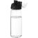 Botella para deporte con tapa abatible 700 ml personalizada con logo transparente claro