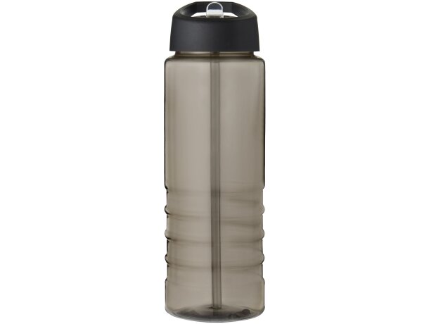 H2O Active® Treble Bidón deportivo con tapa con boquilla de 750 ml personalizado carbón/negro intenso