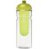 H2O Active® Base Bidón deportivo e infusor con Tapa Dome de 650 ml personalizado transparente/lima