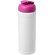 Baseline® Plus Bidón deportivo con Tapa Flip de 750 ml personalizado blanco/rosa