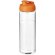 H2O Active® Vibe Bidón deportivo con tapa Flip de 850 ml personalizado transparente/naranja