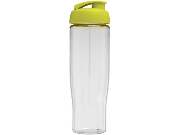 H2O Active® Tempo Bidón deportivo con Tapa Flip de 700 ml personalizado transparente/lima