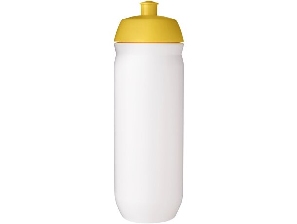 Bidón deportivo de 750 ml &quot;HydroFlex&quot; personalizado amarillo/blanco