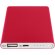 Powerbank delgada y ligera PEP con indicadores LED y 4000 mAh Rojo detalle 39