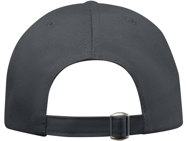 Gorra sandwich reciclada de 6 paneles GRS Topaz Gris tormenta detalle 19