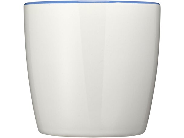 Tazas de cerámica Aztec 340ml diseño brillante aptas para lavavajillas Blanco/azul real detalle 10