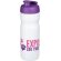 Baseline® Plus Bidón deportivo con tapa Flip de 650 ml personalizado blanco/morado