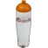 H2O Active® Tempo Bidón deportivo con Tapa Dome de 700 ml personalizado transparente/naranja