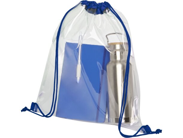 Mochila de cuerdas transparente 5L Lancaster personalizada