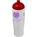 H2O Active® Tempo Bidón deportivo con Tapa Dome de 700 ml personalizado blanco/rojo