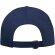 Gorra sandwich reciclada de 6 paneles GRS Topaz Azul marino detalle 14