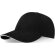 Gorra sandwich reciclada de 6 paneles GRS Topaz Negro intenso