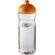 H2O Active® Base Bidón deportivo con Tapa Dome de 650 ml personalizado transparente/naranja