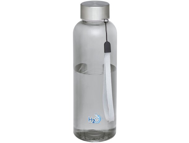 Bidón deportivo de 500 ml de Tritan™ personalizado negro transparente