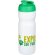 Baseline® Plus Bidón deportivo con tapa Flip de 650 ml personalizado blanco/verde