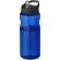 Bidón deportivo &quot;H2O Active® Base Tritan™&quot; de 650 ml personalizado azul/negro intenso