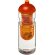 H2O Active® Base Bidón deportivo e infusor con Tapa Dome de 650 ml personalizado transparente/naranja