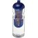 H2O Active® Base Bidón deportivo e infusor con Tapa Dome de 650 ml personalizado transparente/azul