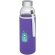 Bidón deportivo de vidrio de 500 ml personalizado morado