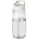 H2O Active® Pulse Bidón deportivo con tapa con boquilla de 600 ml personalizado transparente/blanco