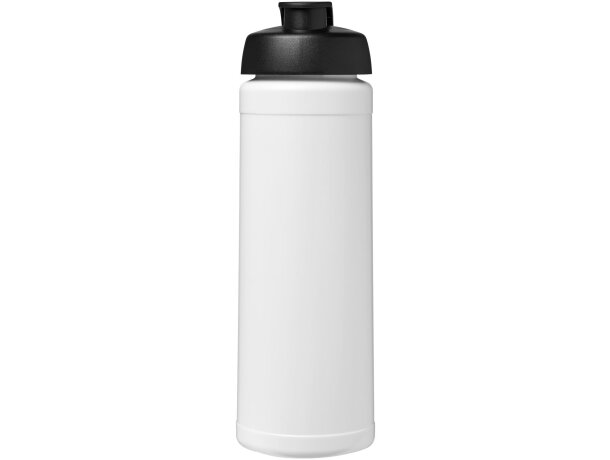 Baseline® Plus Bidón deportivo con Tapa Flip de 750 ml personalizado blanco/negro intenso