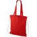 Mochilas sacos publicitarias con asas largas y cuerda Eliza 6L 240 g/m² Rojo