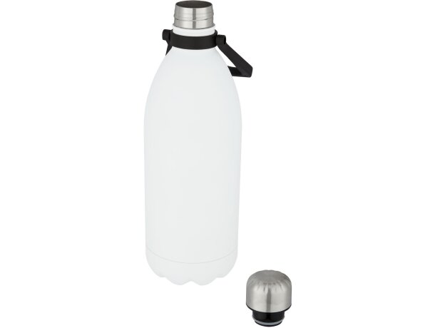 Botellas personalizadas Cove 1500ml acero inoxidable sin BPA ni ftalatos Blanco detalle 3