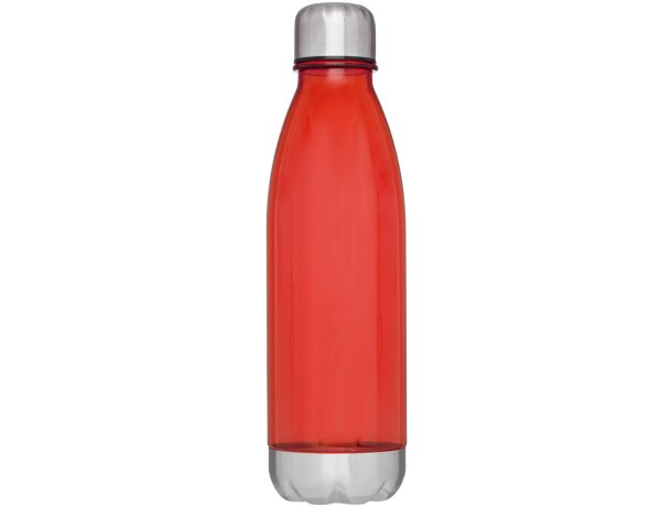 Bidón deportivo de 685 ml de Tritan™ personalizado rojo transparente