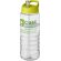 H2O Active® Treble Bidón deportivo con tapa con boquilla de 750 ml personalizado transparente/lima