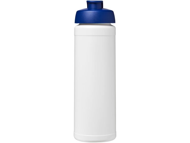 Baseline® Plus Bidón deportivo con Tapa Flip de 750 ml personalizado blanco/azul