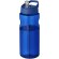 Bidón deportivo &quot;H2O Active® Base Tritan™&quot; de 650 ml personalizado azul/azul