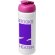 Baseline® Plus Bidón deportivo con Tapa Flip de 750 ml personalizado blanco/rosa