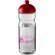 H2O Active® Base Bidón deportivo con Tapa Dome de 650 ml personalizado transparente/rojo