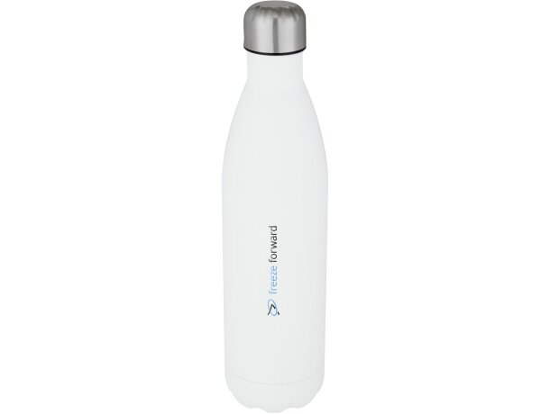 Botellas promocionales Cove de acero inoxidable 750ml sin BPA Blanco detalle 1