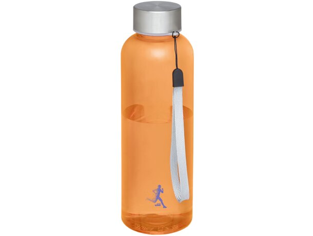 Bidón deportivo de 500 ml de Tritan™ personalizado naranja transparente