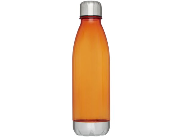 Bidón deportivo de 685 ml de Tritan™ personalizado naranja transparente