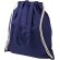 Mochilas sacos publicitarias con asas largas y cuerda Eliza 6L 240 g/m² Azul marino detalle 18